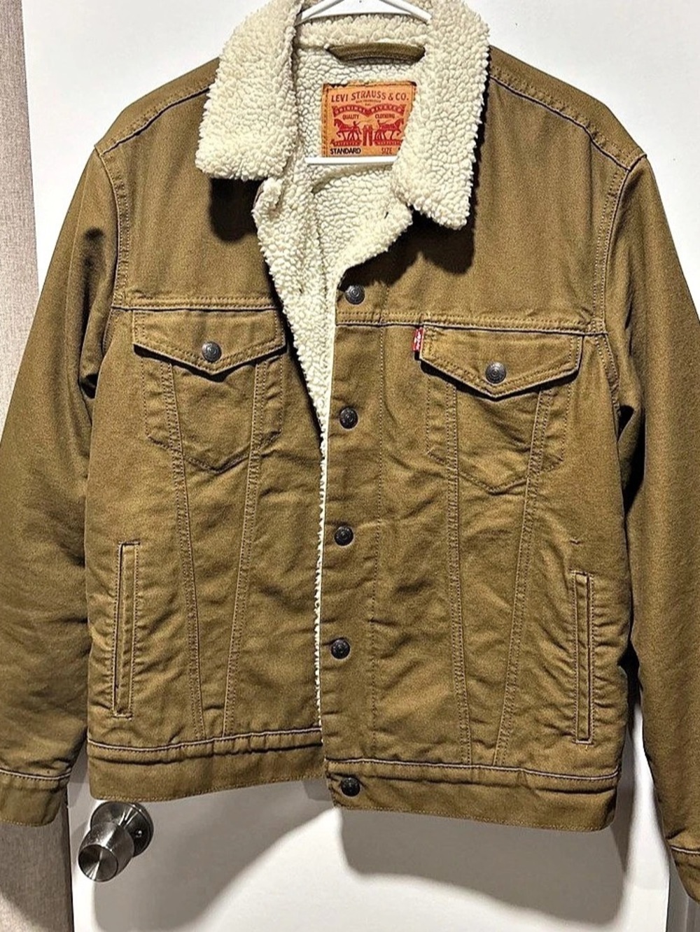 Levi's Type III Sherpa Trucker Jacket Brown